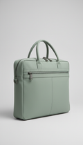 Frosted Sage Slim Briefcase
