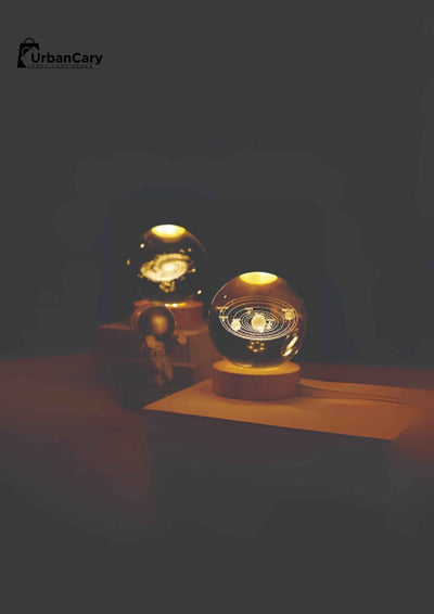 Moon Light Crystal Globe - A Stunning Luminous Decor Piece for Your Home