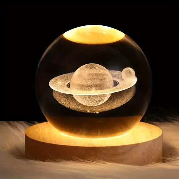 Moon Light Crystal Globe - A Stunning Luminous Decor Piece for Your Home